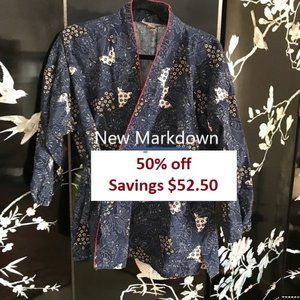 Clearance NWOT Yukata material pants and kimono top 50% off